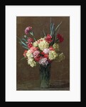 Carnations by Ignace Henri Jean Fantin-Latour