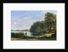 The Banks of the Seine at St.-Ouen, 1865 by Paul Camille Guigou