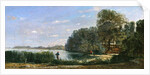 The Banks of the Seine at St.-Ouen, 1865 by Paul Camille Guigou