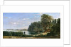 The Banks of the Seine at St.-Ouen, 1865 by Paul Camille Guigou