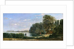 The Banks of the Seine at St.-Ouen, 1865 by Paul Camille Guigou