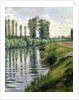 Small Branch of the Seine at Argenteuil by Gustave Caillebotte