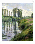 Small Branch of the Seine at Argenteuil by Gustave Caillebotte