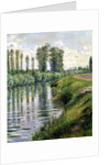 Small Branch of the Seine at Argenteuil by Gustave Caillebotte