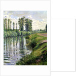 Small Branch of the Seine at Argenteuil by Gustave Caillebotte