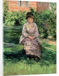 Madame Renoir in the Garden at Petit-Gennevilliers, c.1891 by Gustave Caillebotte