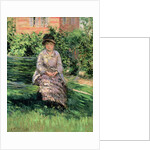 Madame Renoir in the Garden at Petit-Gennevilliers, c.1891 by Gustave Caillebotte