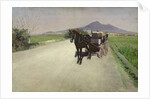 A Road in Naples by Gustave Caillebotte