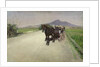 A Road in Naples by Gustave Caillebotte