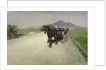 A Road in Naples by Gustave Caillebotte