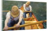 Boaters Rowing on the Yerres, 1877 by Gustave Caillebotte