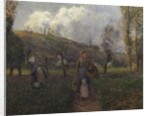 The Return from the Fields by Camille Pissarro