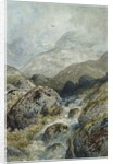 Fishing in the mountains by Gustave Dore