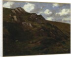 Mountainous landscape by Charles Francois Eustache