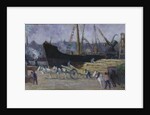 Dock at Rouen, c.1930 by Maximilien Luce