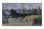 Dock at Rouen, c.1930 by Maximilien Luce