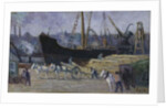 Dock at Rouen, c.1930 by Maximilien Luce