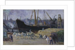 Dock at Rouen, c.1930 by Maximilien Luce