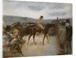 At the races by Jean Louis Forain
