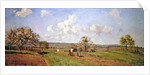 In the fields, 1872 by Camille Pissarro