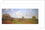 In the fields, 1872 by Camille Pissarro