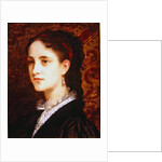 Portrait of a young woman by Gustave Jacquet