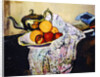 Still Life with Teapot and Fruit by Marie Clementine Valadon