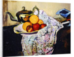 Still Life with Teapot and Fruit by Marie Clementine Valadon