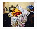 Still Life with Teapot and Fruit by Marie Clementine Valadon