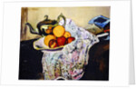 Still Life with Teapot and Fruit by Marie Clementine Valadon