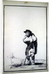 Mal tiempo pasas by Francisco Jose de Goya y Lucientes