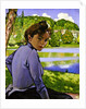 Woman beside a lake, 1889 by Louis Anquetin
