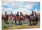 Soldiers on horseback by Jean-Louis Ernest Meissonier