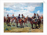 Soldiers on horseback by Jean-Louis Ernest Meissonier