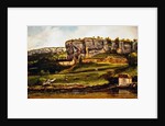 Landscape probably of the Creux-Billard region of Jura by Gustave Courbet