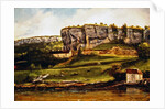 Landscape probably of the Creux-Billard region of Jura by Gustave Courbet