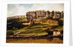 Landscape probably of the Creux-Billard region of Jura by Gustave Courbet