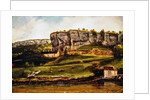 Landscape probably of the Creux-Billard region of Jura by Gustave Courbet