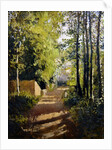 Path in a wood in Normandy by Gustave Caillebotte
