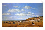 The Beach at Trouville, 1863 by Eugene Louis Boudin