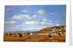 The Beach at Trouville, 1863 by Eugene Louis Boudin