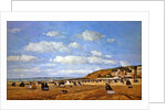 The Beach at Trouville, 1863 by Eugene Louis Boudin