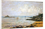 The Bay of Douarnenez and Ile Tristan by Eugene Louis Boudin