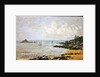 The Bay of Douarnenez and Ile Tristan by Eugene Louis Boudin