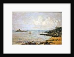 The Bay of Douarnenez and Ile Tristan by Eugene Louis Boudin