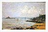 The Bay of Douarnenez and Ile Tristan by Eugene Louis Boudin