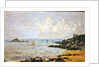 The Bay of Douarnenez and Ile Tristan by Eugene Louis Boudin