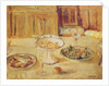 Bowls of fruit and biscuits and wineglass by Edouard Vuillard
