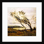 Stormy day on the Channel by Jean Baptiste Camille Corot