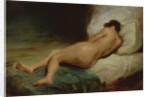 Nude woman lying on a bed, c.1824-26 by Ferdinand Victor Eugene Delacroix